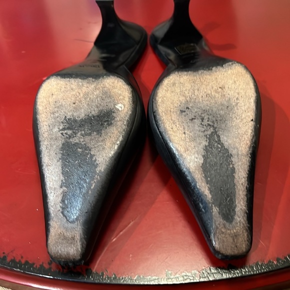 Size 40 PRADA sling back 2 1/2 inch heel - Picture 7 of 8